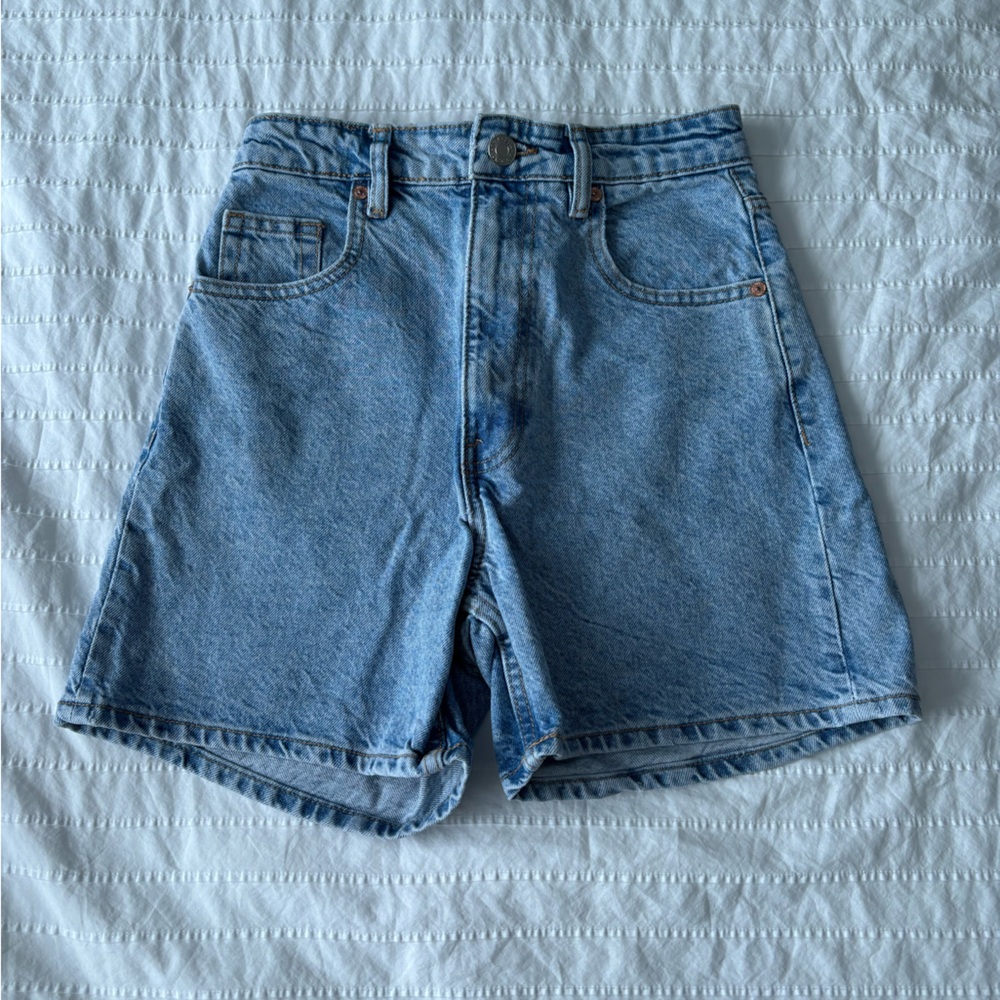 Zara High-waisted Jean Shorts